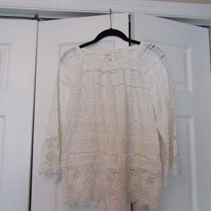 White off the shoulder top